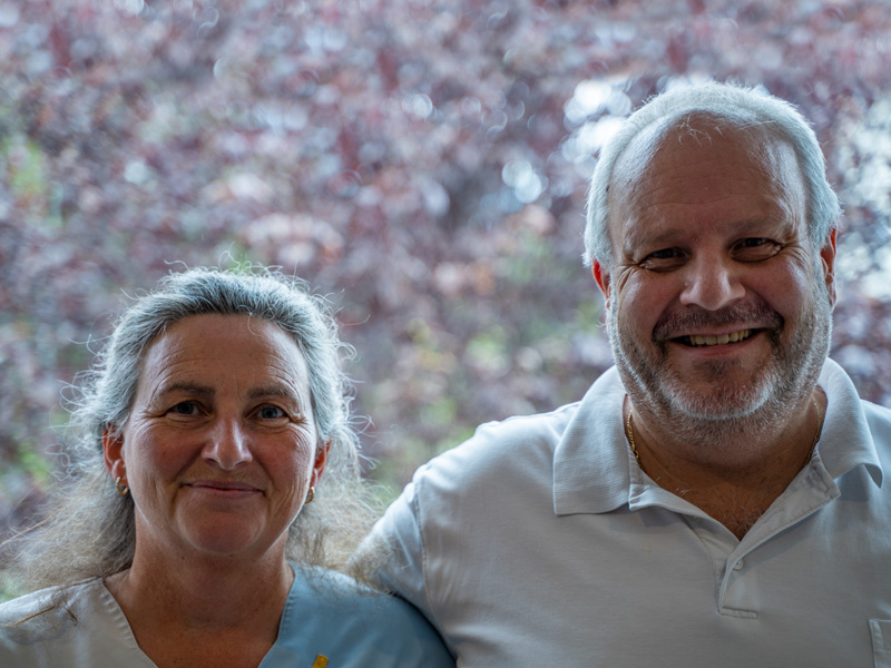 Teamfoto Dr. Ladner Günther und Christine Ladner